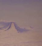 Aerial View of Vinson Massif in the Distance Antarctic Painting